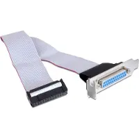 DeLOCK Beugel Parallel DB25, PC-accessoires, Grijs