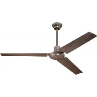 WESTINGHOUSE plafondventilator Industrial bruin, stil, 142 cm, bruin / roest, Woon-/ Eetkamer, metaal, Modern