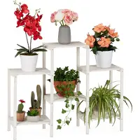Relaxdays Plantenrek - 70x89x26,5 cm - hout
