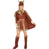TecTake dressforfun - Vikingleidster S - verkleedkleding kostuum halloween verkleden feestkleding carnavalskleding carnaval feestkledij partykleding - 301354