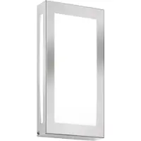 CMD Wandlamp buiten Aqua Rain Mini, alu / grijs / zink, Roestvrij staal, Modern