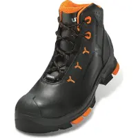 Uvex 2 6503240 Hoge veiligheidsschoenen S3 Schoenmaat (EU): 40 Zwart, Oranje 1 paar