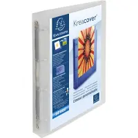 Exacompta 51568E Presentatiemap A4 Maxi, wit, met 40-rings mechaniek