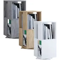 Hioshop StiftaL kantoor wandkast 2 planken wit.