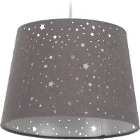 Relaxdays 4052025904920, 1 lamp, E27, grijs