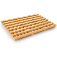 Relaxdays Houten vloerkleed (56 x 36 cm)