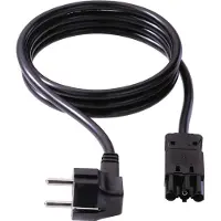Bachmann installatiestekker stroomkabel - Wieland GST18 - CEE 7/7 / zwart - 1,5 meter