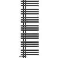 LuxeBath Badkamerradiator middenaansluiting 500x1600 mm antraciet met onderaansluitset