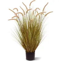 Maxifleur Kunstplanten Pennisetum Kunst Grasplant 95cm bruin