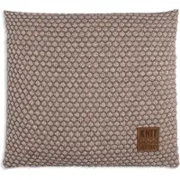 Knit Factory Juul Kussen - Marron/Beige - 50x50 cm