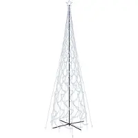 vidaXL Kegelkerstboom 3000 LED's koudwit 230x800 cm