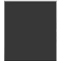 vidaXL Rolgordijn verduisterend 135x150 cm stofbreedte 131,6 cm zwart