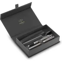 Parker Balpen en vulpen im met etui ct m rvs