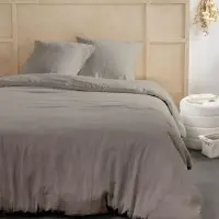 TODAY Bedset - TODAY - 123321 - 2 personen - 240x220cm - Effen katoenen gaas - Dune