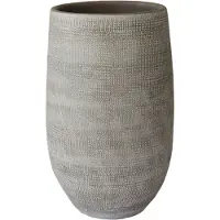 HS Potterie Vaas tokio d22h40cm taupe