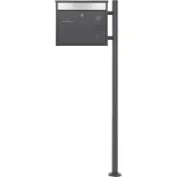 ML-Design Brievenbus Eren | ML-Design rvs zwart 36x40x16 cm brievenbussen | NADUVI