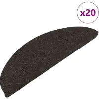 vidaXL Trapmatten zelfklevend 20 st 65x22,5x3,5 cm zwart