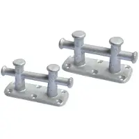 BREG Dubbele gegalvaniseerd kruis bolders - hoogte 101 - 127 mm