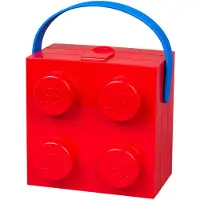 LEGO Bricks 4 Lunchbox - Rood