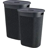 Curver Filo wasbox set x2 zwart