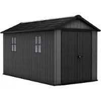 Keter Newton 7513 Tuinhuis - 413x230x246cm - Grijs