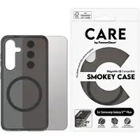 PanzerGlass CARE by Flagship Case Smokey Urban Combat w. - Zwart QI Module Samsung S25 Plus