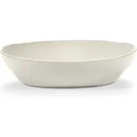 Serax Uncharted Out of Lines ovale bowl 23x12cm H5.5cm off white