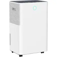 Quality Heating Nurion Slimme luchtontvochtiger compact Ontvochtigt 16 Liter per dag - voorkomt schimmel - Slaapkamer, woonkamer en badkamer Wifi met carbon filter