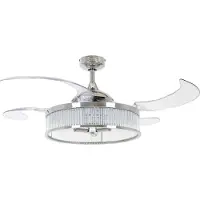 Beacon Chrome plafondventilator Fanway Corbelle Ø 122cm