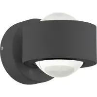 Eglo Led wandlamp Ono 2 Up - Down zwart