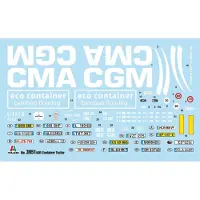 Italeri Modelbouwpakket Vrachtwagens - 3951 40'FT Container Trailer CMA-CGM Plastic - 1:24 - Modelbouw