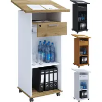 VCM Meeta bureau , bureau 3 planken en 1 ladeBeuken decor.