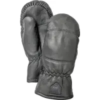 Hestra - Leather Box Mitt - Handschoenen 5, zwart/grijs