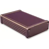 Hammond Electronics 1455J1201BK Profielbehuizing 120 x 78 x 27 Aluminium Zwart 1 stuk(s)