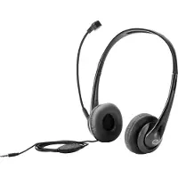 HP T1A66AA Over Ear headset Kabel Stereo Zwart Ruisonderdrukking (microfoon) Volumeregeling Computer