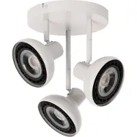 Lucide SENSAS - Plafondspot (Plafondlamp) - Ø 25,8 cm - 3xGU10 (ES111) - Wit