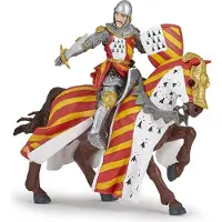 Papo 39800 Ridder in toernooi MEDIEVAL-FANTASY Beeldje, Veelkleurig