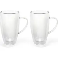 Bredemeijer - Dubbelwandige koffieglazen en theeglazen 295ml (set van twee stuks)