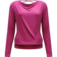 Yogistar Yoga-longsleeve vloeiende shakti "ala" - framboos XL Loungewear shirt