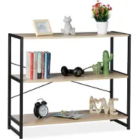 Relaxdays Rekken, Rechtopstaande plank (95 x 35 x 80 cm)