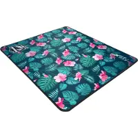 Cherry XTRFY GP1 Tropical, gaming muismat, veelkleurig Gestikte randen Afwasbaar, antislipvoet, 460 x 400 x 4 mm
