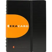 Exacompta Visitekaartenmap Exactive formaat 20 x 145 cm 120 insteektassen
