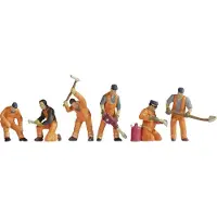Noch 36276 N Spoorwerkers figuren Staand, Geverfd