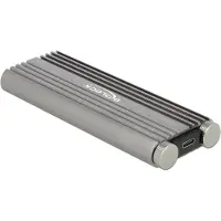 DeLOCK External Enclosure for M.2 NVMe PCIe SSD with SuperSpeed USB 20 Gbps (USB 3.2 Gen 2x2) USB Type-C female - tool free