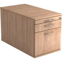 Hjh OFFICE PRO SIGNA TC20 BM - Rolcontainer Hout Walnoot met ophangsysteem Metalen handgreep
