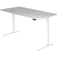 Hjh OFFICE PRO XBHM 2E WW - Grijs 200 x 100 Tafelhoogte I Elektrisch in hoogte verstelbaar
