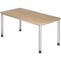 Hjh OFFICE PRO HILO 16 S - 160 x 80 Eiken Tafelhoogte I In hoogte verstelbaar