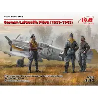 ICM Modelbouwpakket Militaire voertuigen - 32101 German Luftwaffe Pilots (1939-1945) - 3 Figures Plastic - 1:32 - Modelbouw