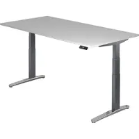 Hjh OFFICE PRO XBHM 2E GC - Grijs 200 x 100 Tafelhoogte I Elektrisch in hoogte verstelbaar