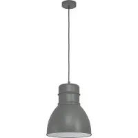 Eglo Grijze hanglamp Ebury Ø 38cm